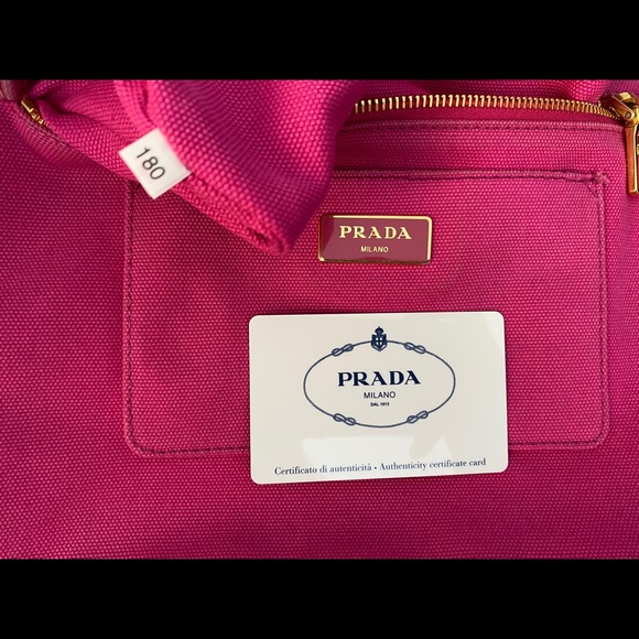 AUTHENTIC PRADA CANAPA FUXIA - Picture 16 of 16